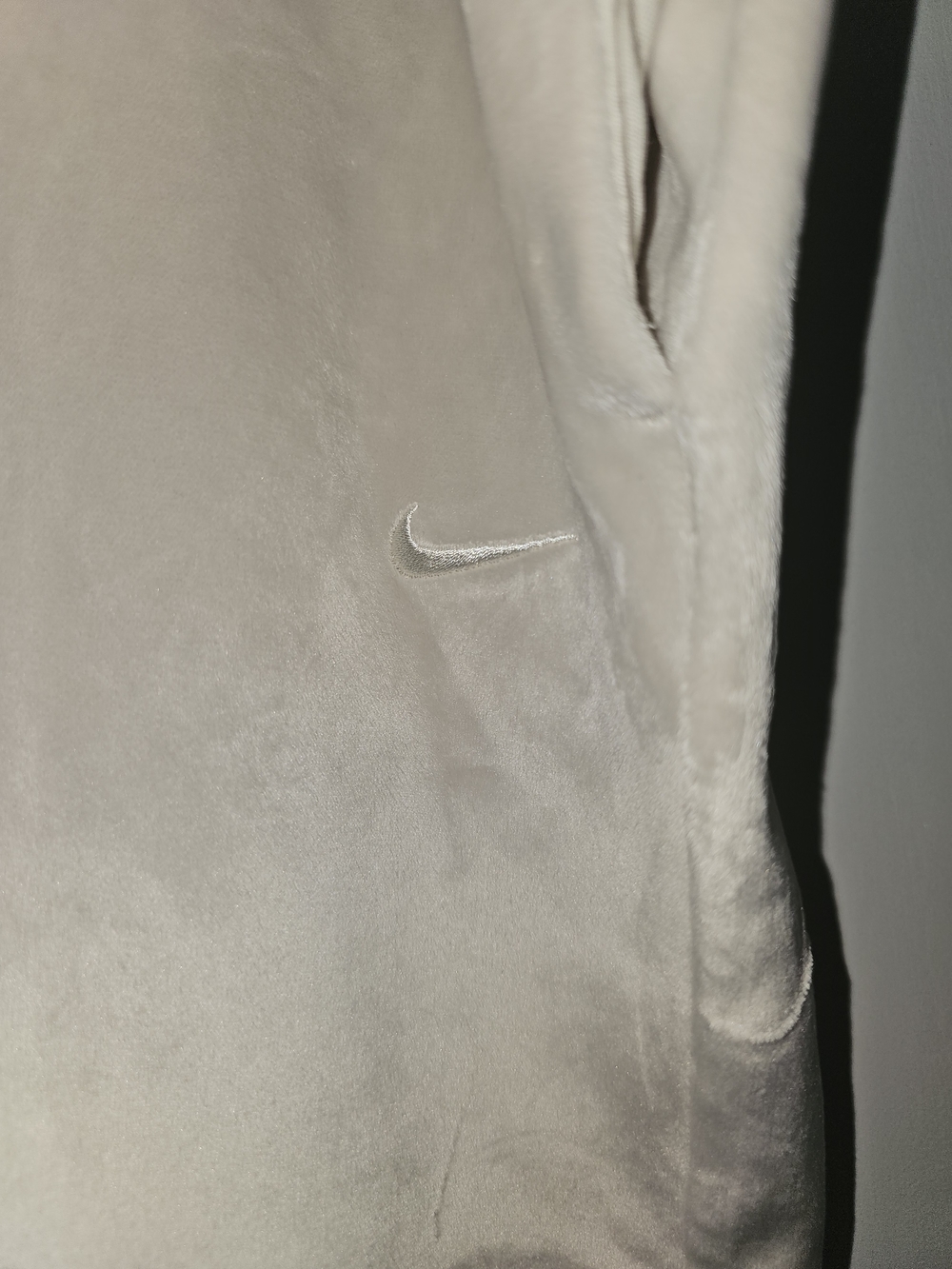 Nike Cream Plush Pants NwT with Embroidered Swoosh